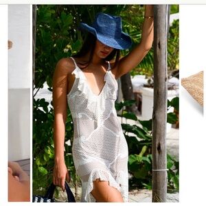 BRAND NEW Nikki beach navy silver carrera hat bendable